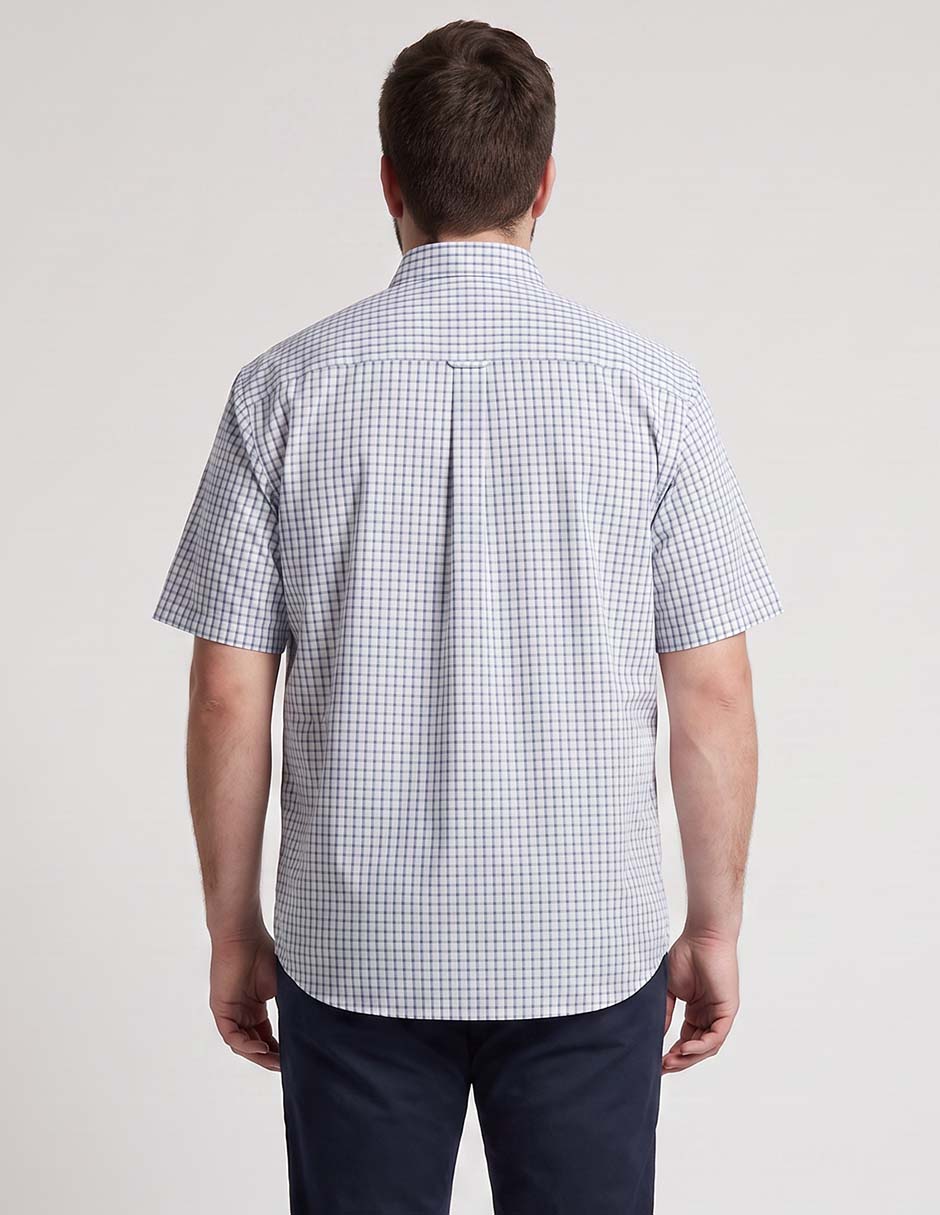 Camisa casual manga corta para hombre