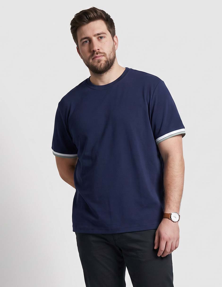 Playera cuello redondo para hombre