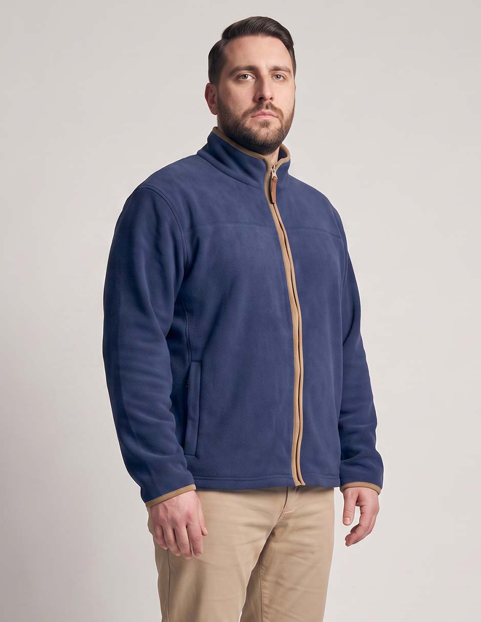 Chamarra casual con bolsillo para hombre