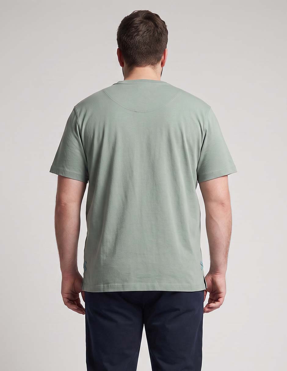 Playera cuello redondo para hombre 2