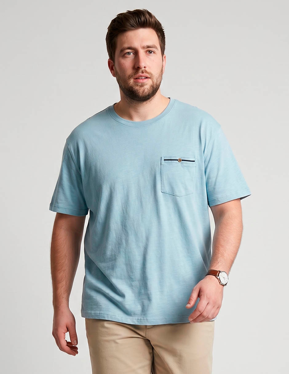 Playera cuello redondo para hombre
