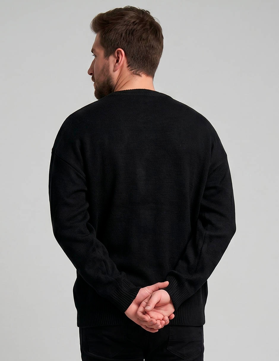 Suéter cuello redondo para hombre 2