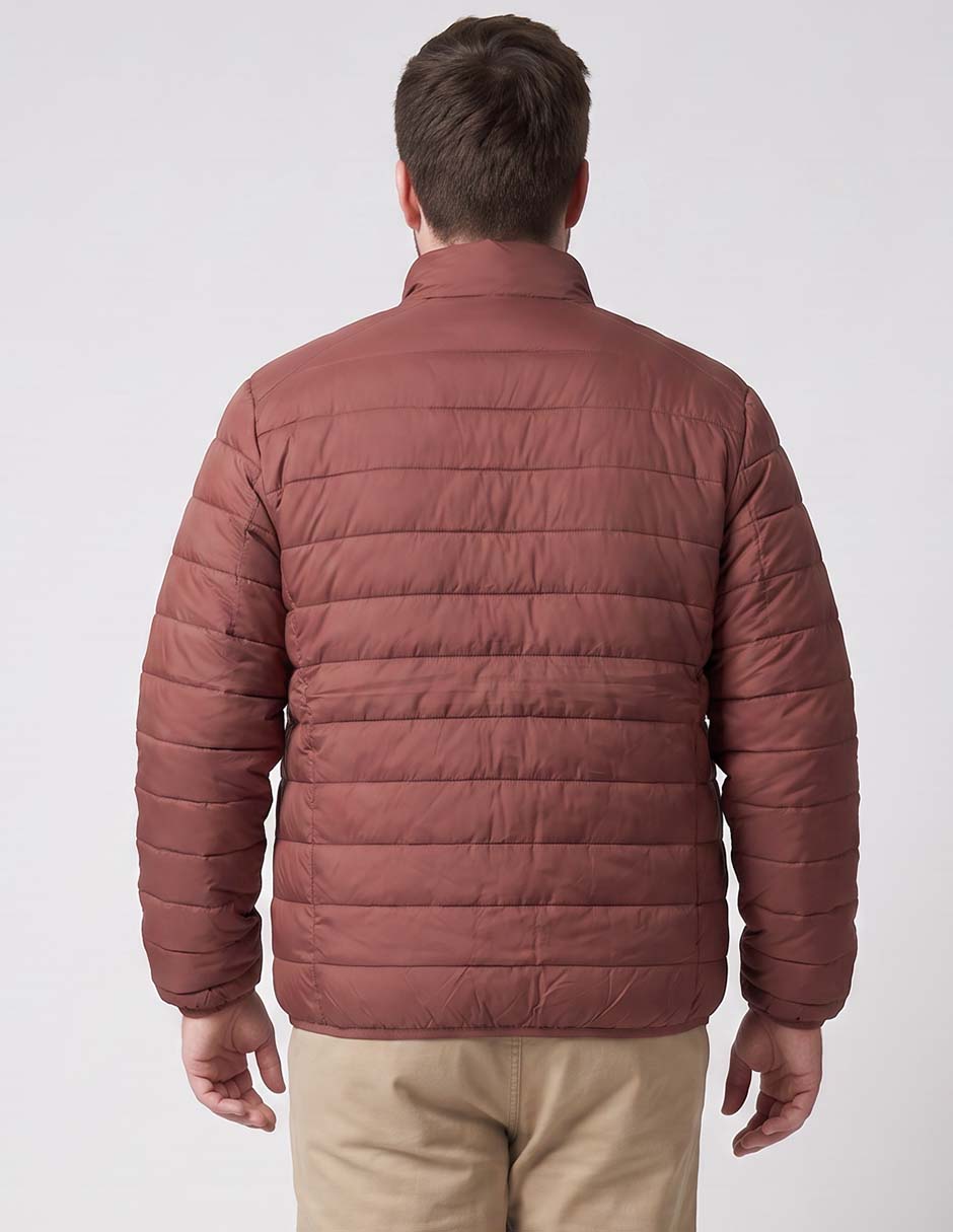 Chamarra capitonada con bolsillos para hombre 2