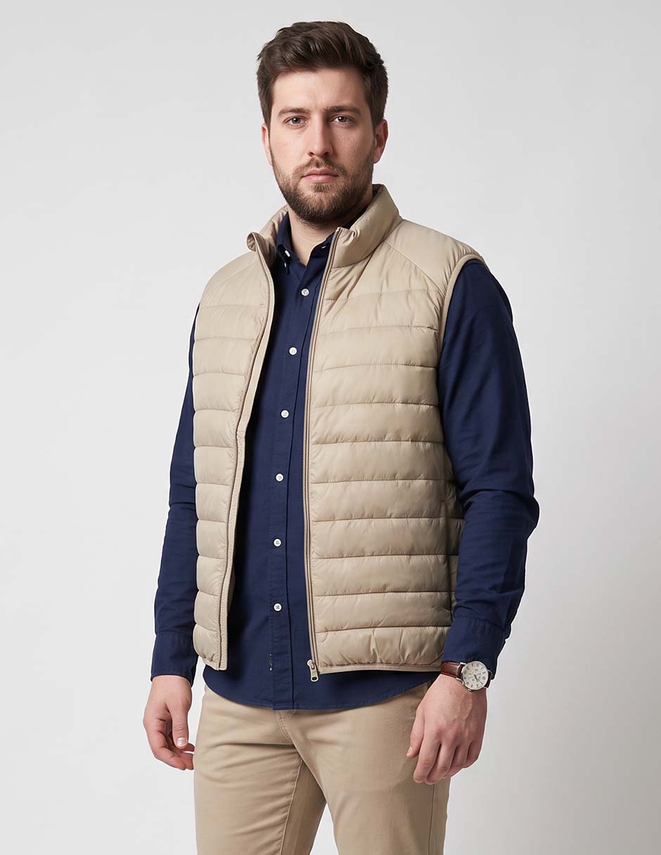 Chaleco capitonado para hombre