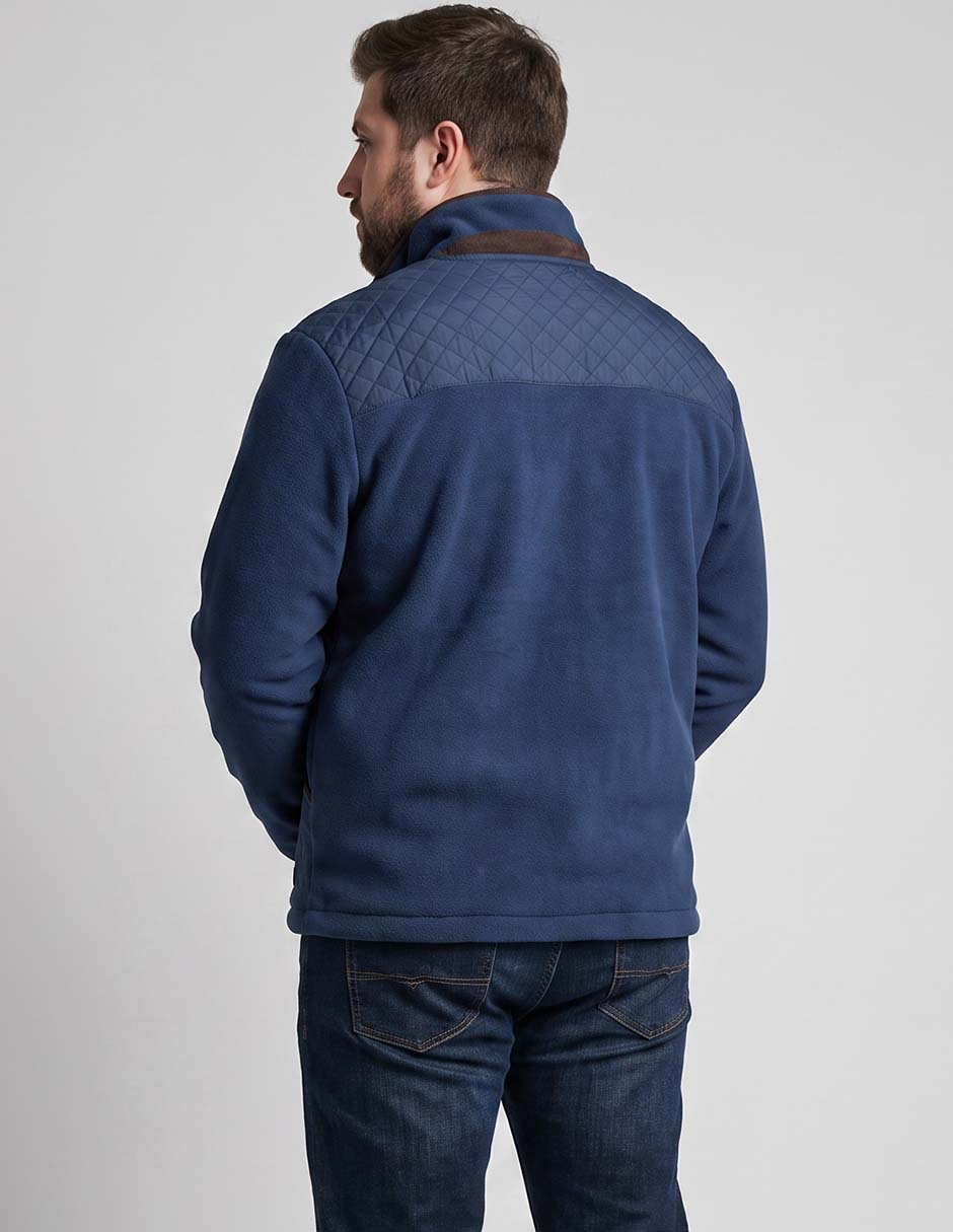 Chamarra casual con bolsillos para hombre 2