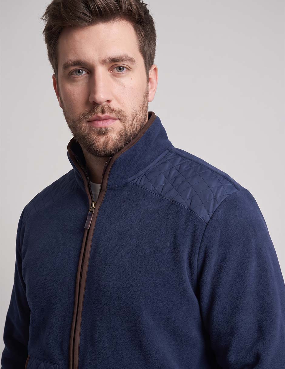 Chamarra casual con bolsillos para hombre 3