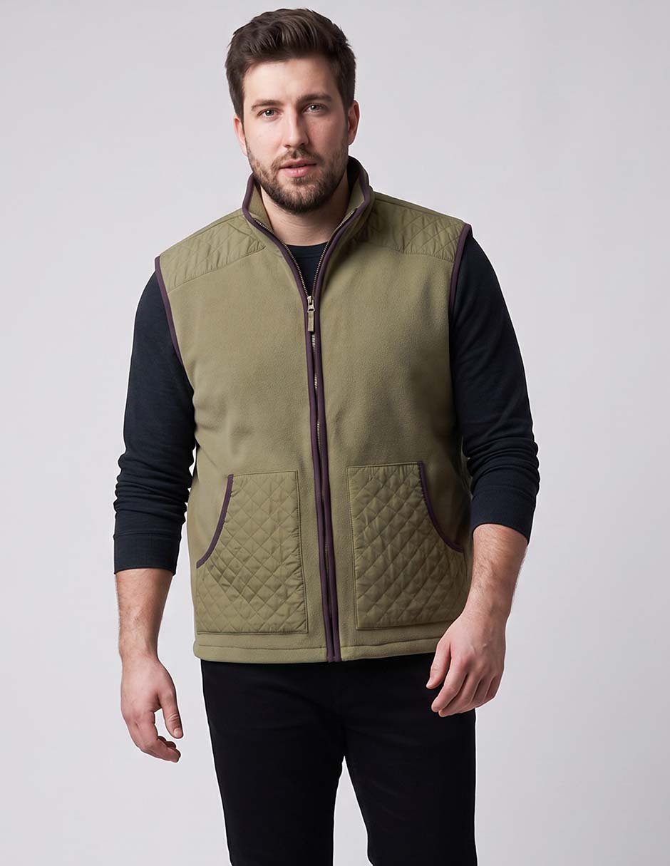 Chaleco con bolsillos para hombre 1