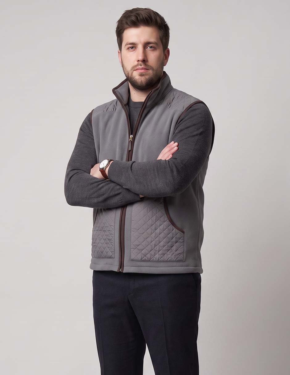 Chaleco con bolsillos para hombre