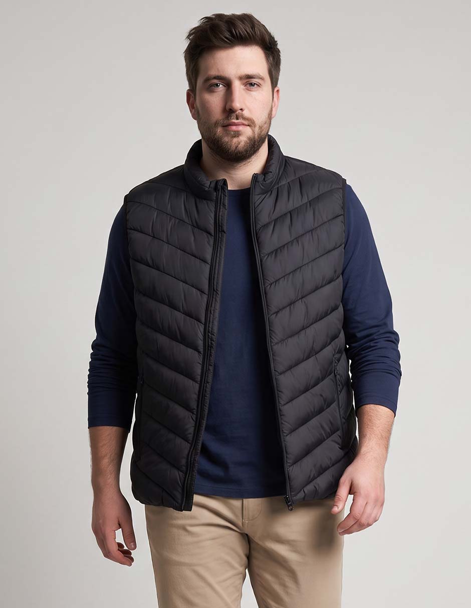 Chaleco capitonado para hombre